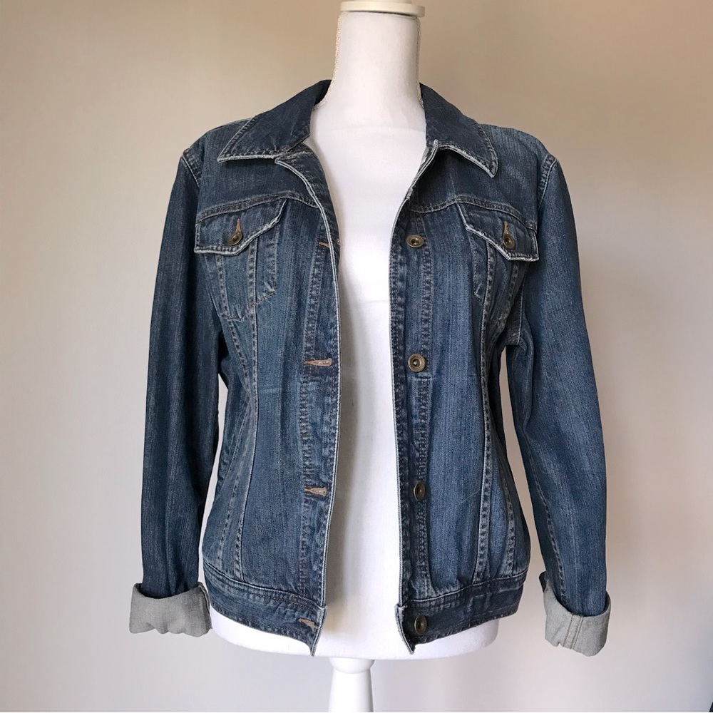 Lauren Jeans Co premium jean jacket - Picture 2 of 10